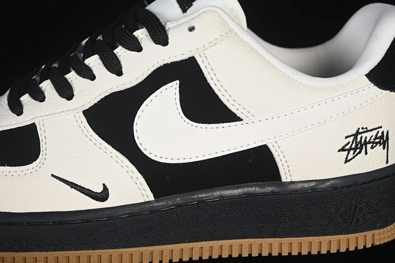 All Categories Nk Air Force 1 Air Force Series Nk Air Force 1 Low Air Force Low Nike Air Force 1'07 Low Stussy Co-branded Double Beige Black Brown Air Force 1 Low-top Casual Shoes LD1999-006